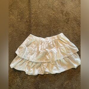 Eyelet Mini Skirt